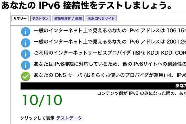 IPv６