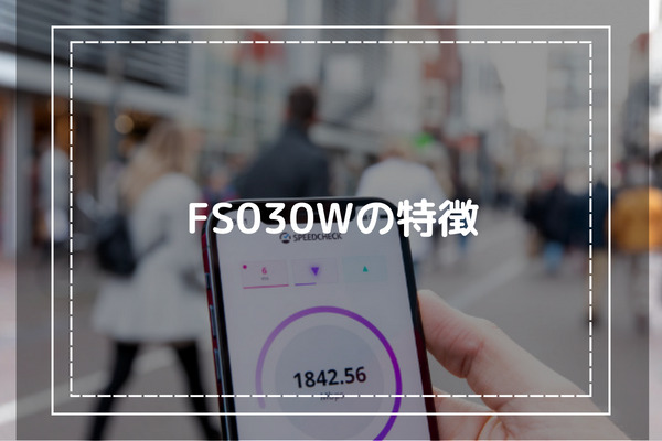 FS030Wの特徴