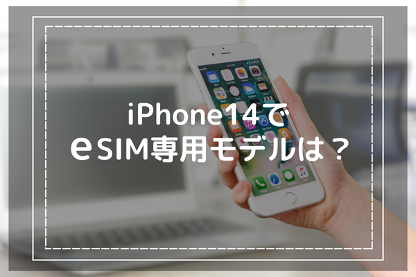 iPhone14でeSIM専用モデルが登場されると噂されている理由2つ