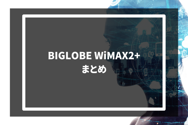 BIGLOBE WiMAX2+​ まとめ
